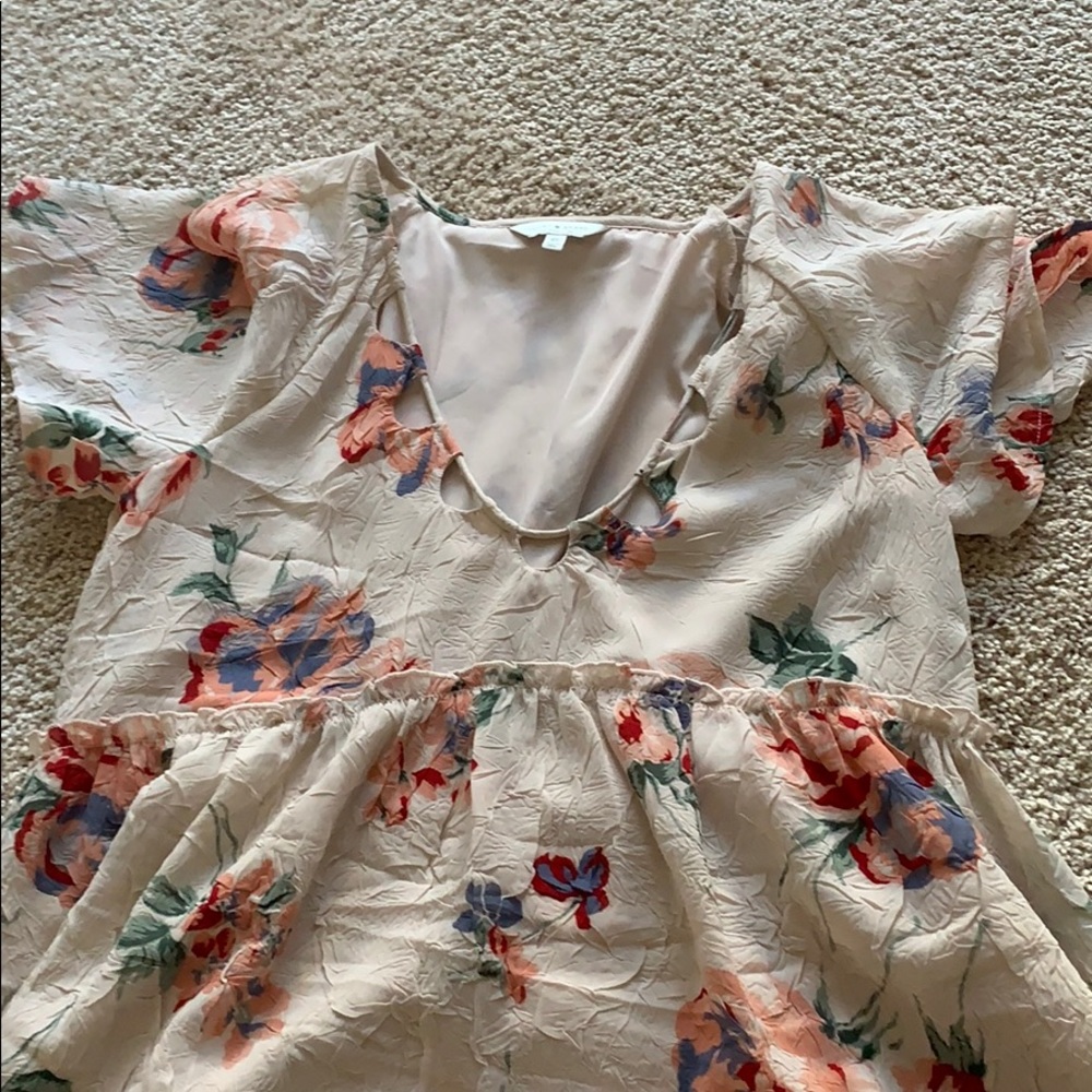 Lucky Brand short sleeve loose fitting top